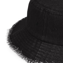 Load image into Gallery viewer, Distressed Denim Bucket Hat