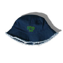 Load image into Gallery viewer, Distressed Denim Bucket Hat
