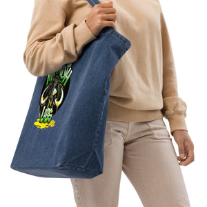 Organic Denim Tote Bag